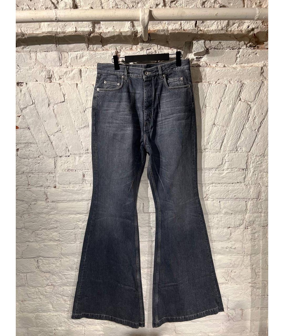 RICK OWENS DRKSHDW Темно-синие джинсы, фото 3