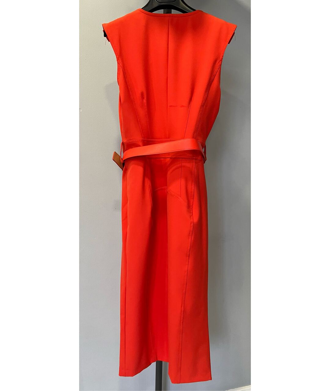 ELISABETTA FRANCHI Красное полиамидовое повседневное платье, фото 2