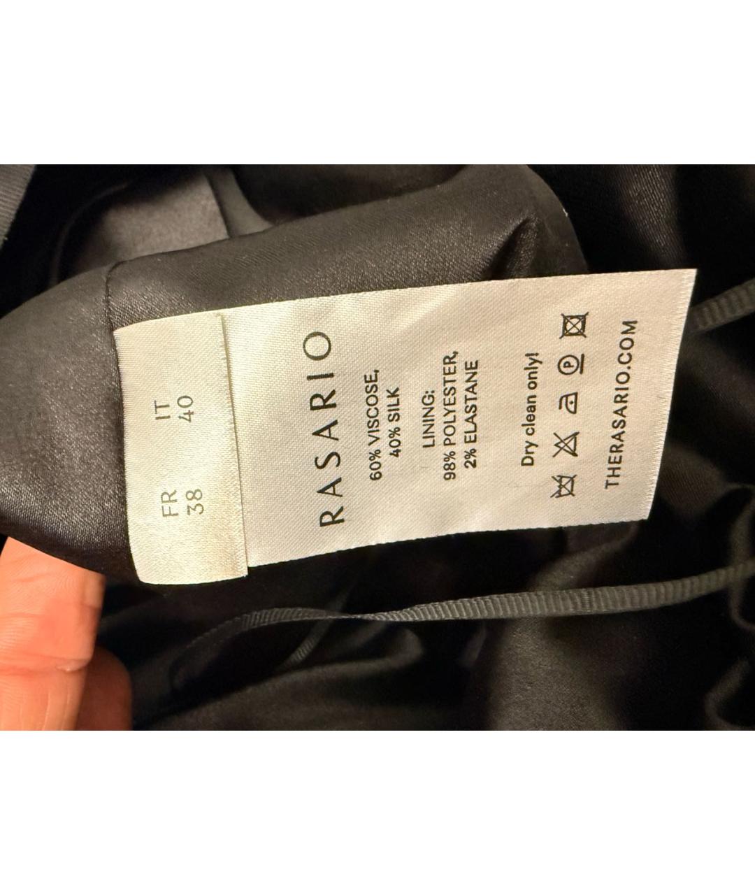 RASARIO Черное бархатное вечернее платье, фото 6