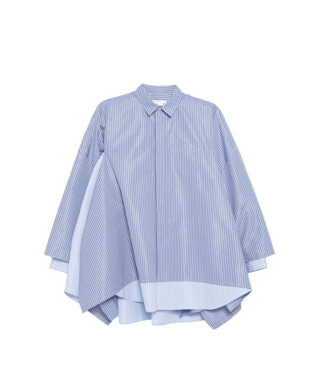 SACAI Голубая хлопковая рубашка, фото 1