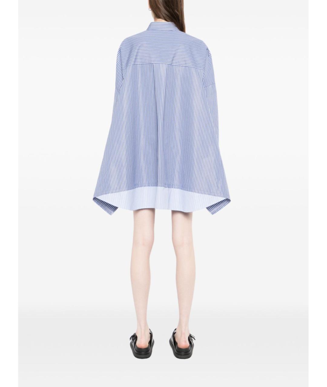SACAI Голубая хлопковая рубашка, фото 3