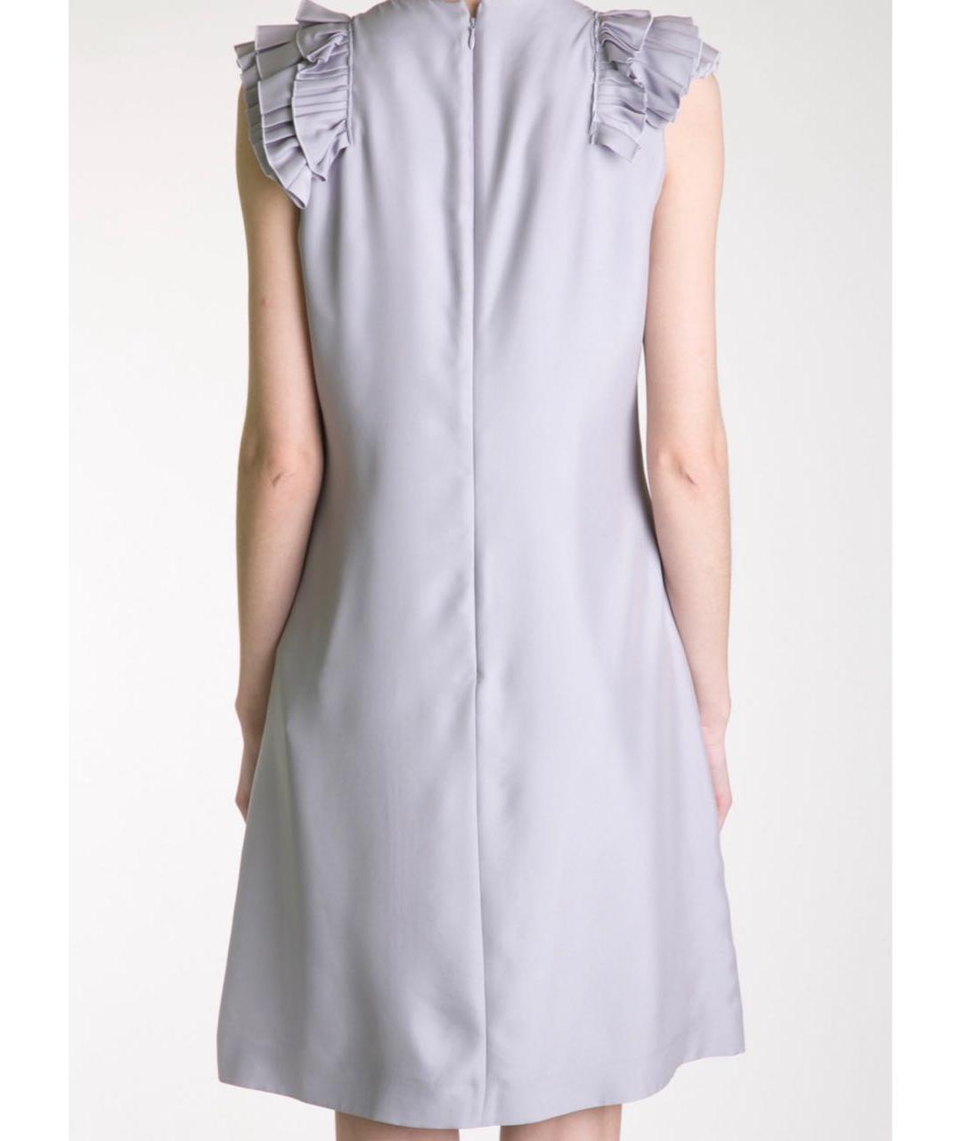 VALENTINO Розовое шелковое коктейльное платье, фото 4