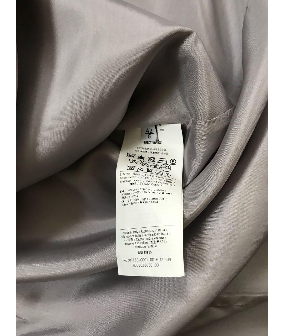 VALENTINO Розовое шелковое коктейльное платье, фото 6