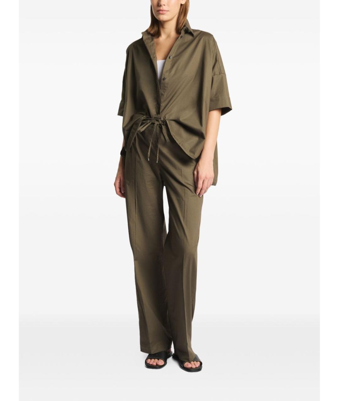 FAY Зеленая хлопковая рубашка, фото 5