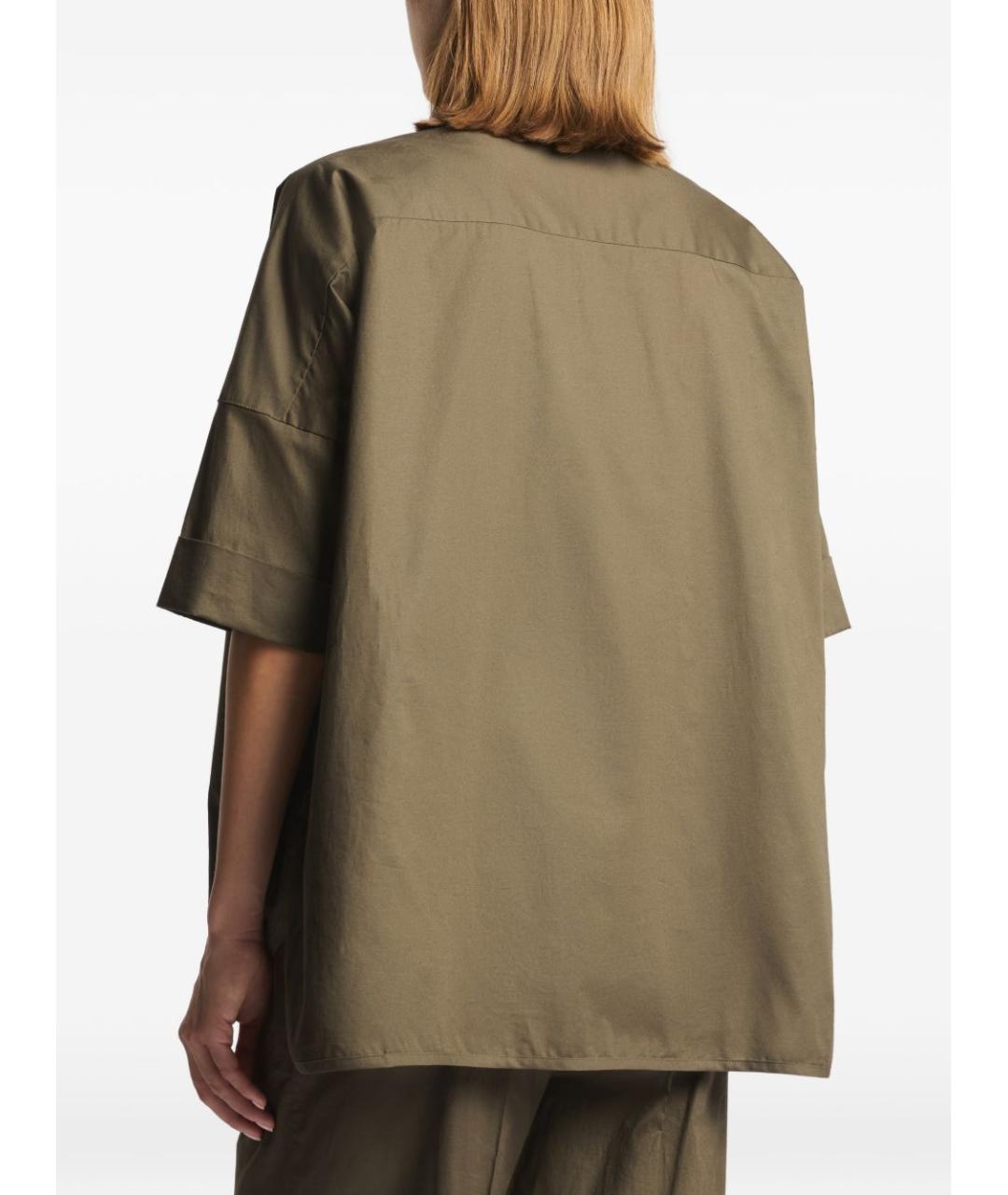 FAY Зеленая хлопковая рубашка, фото 3