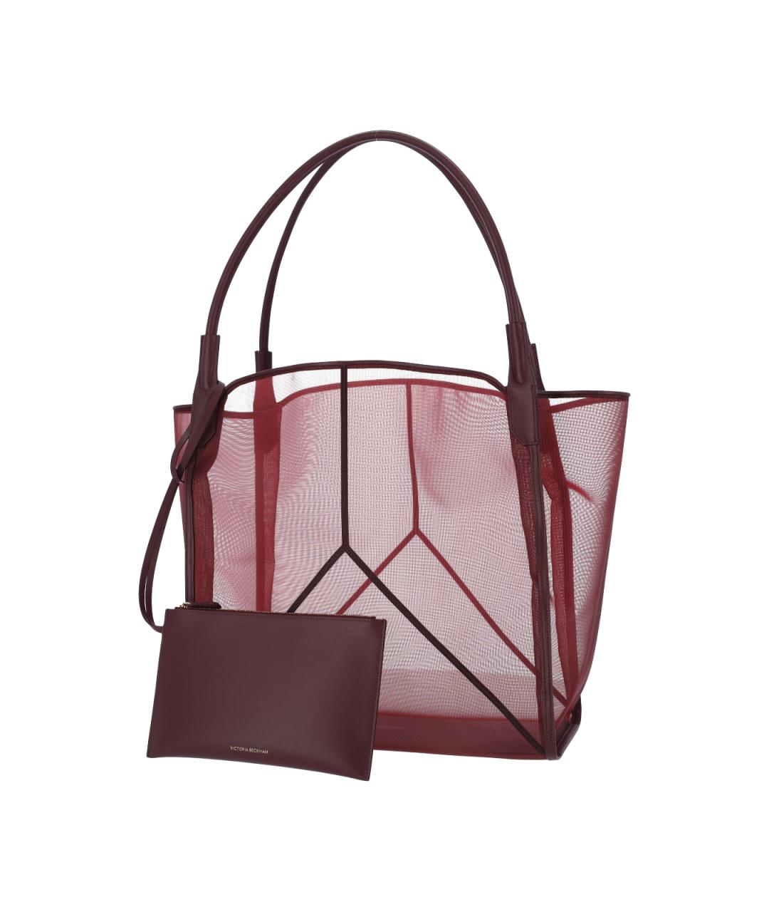 VICTORIA BECKHAM Красная сумка тоут, фото 2