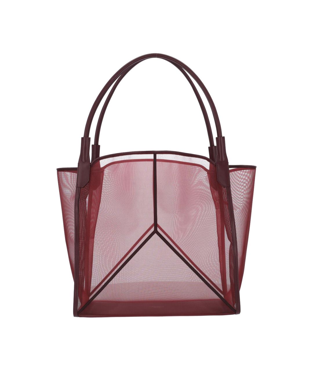 VICTORIA BECKHAM Красная сумка тоут, фото 3