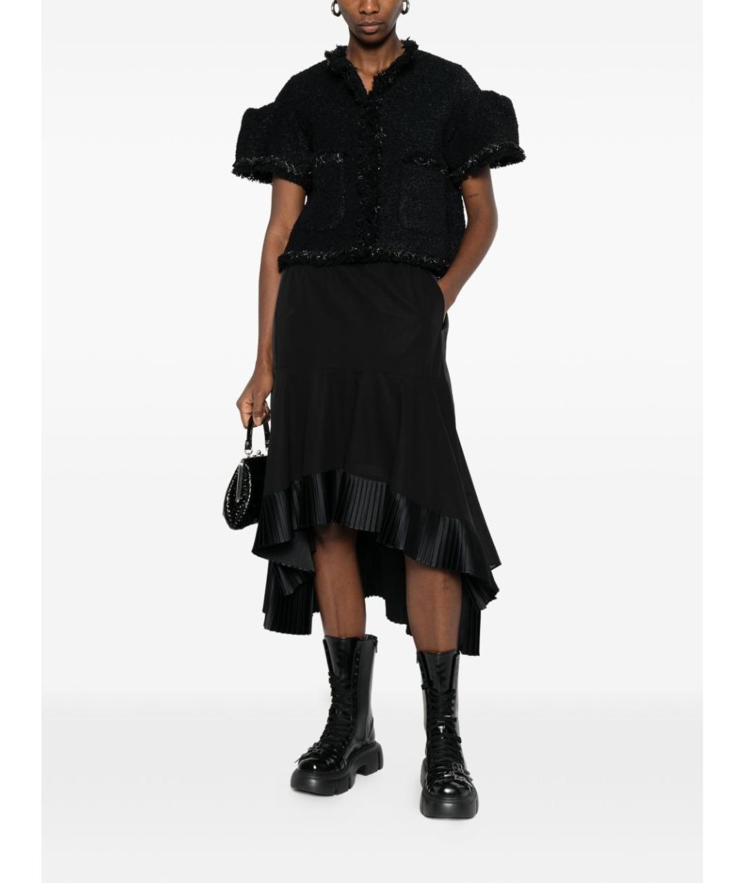 SACAI Черный жакет/пиджак, фото 2