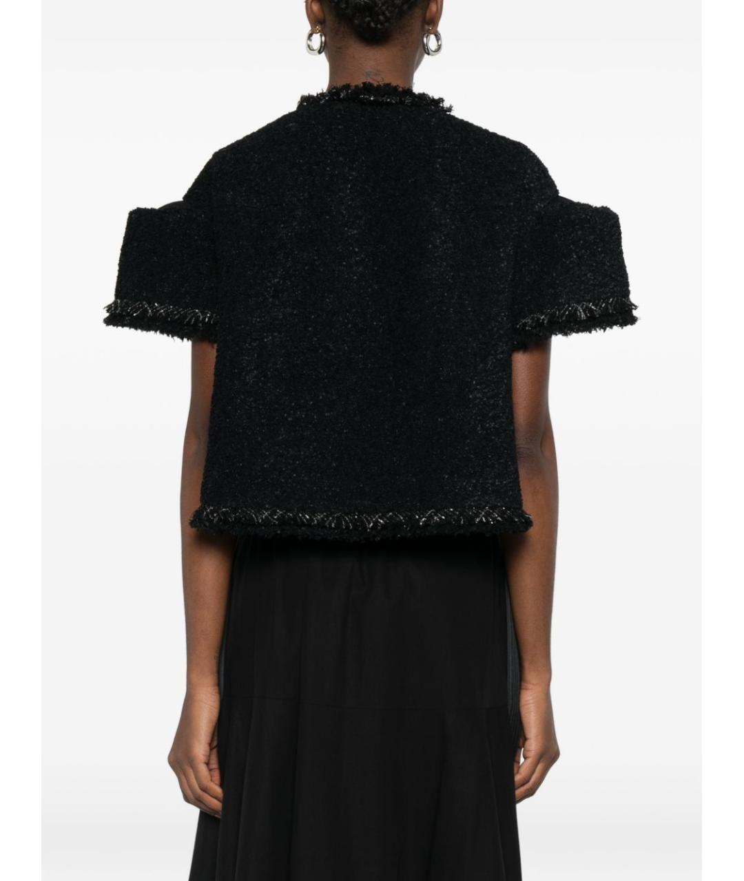 SACAI Черный жакет/пиджак, фото 4