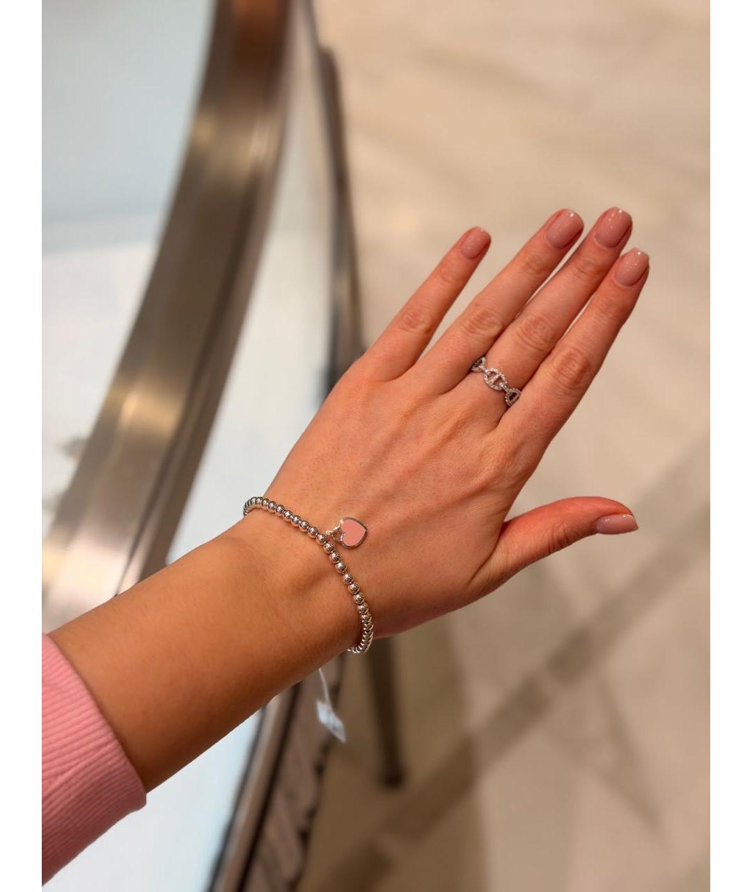 TIFFANY&CO Розовый серебряный браслет, фото 2