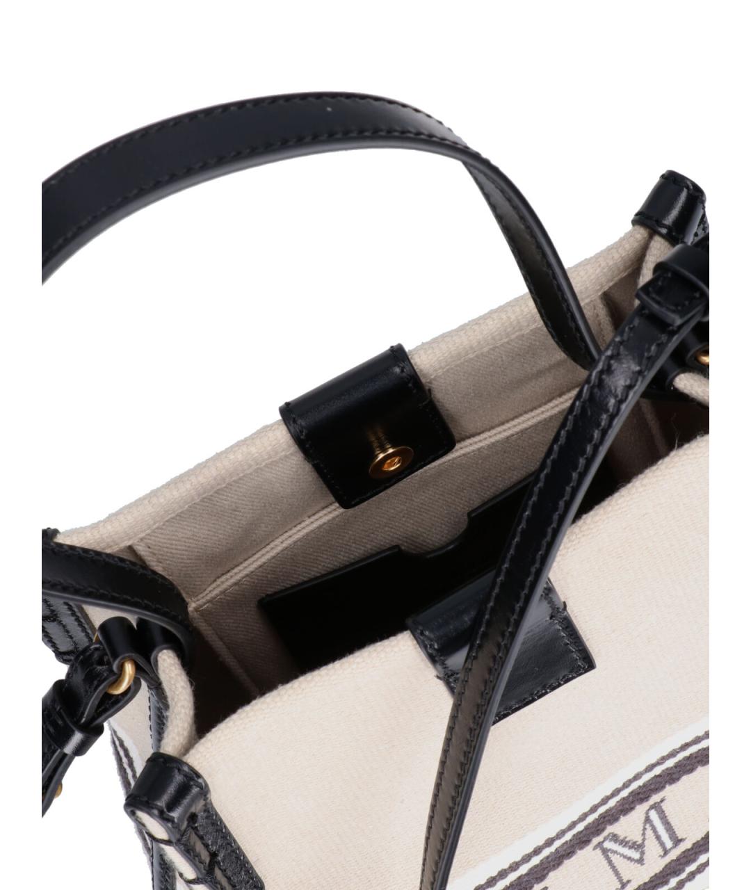 BALMAIN Бежевая тканевая сумка через плечо, фото 4