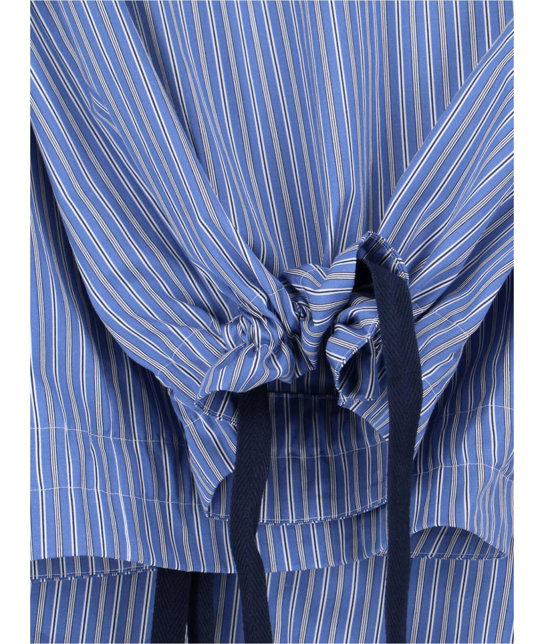 SACAI Синие хлопковые повседневные брюки, фото 5