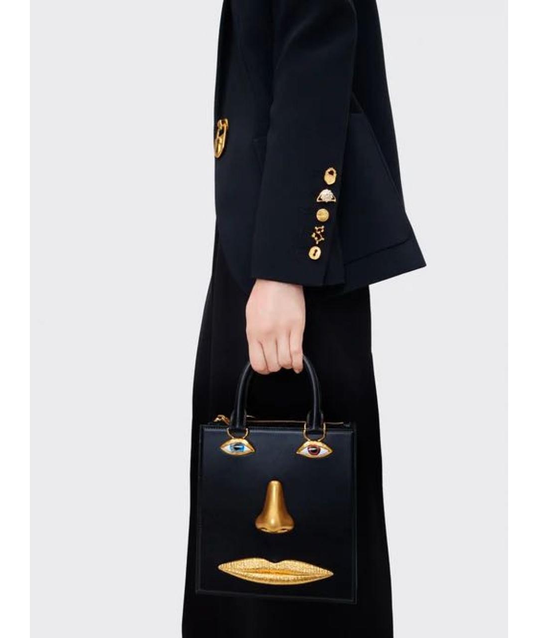 SCHIAPARELLI Черный шелковый костюм с брюками, фото 5