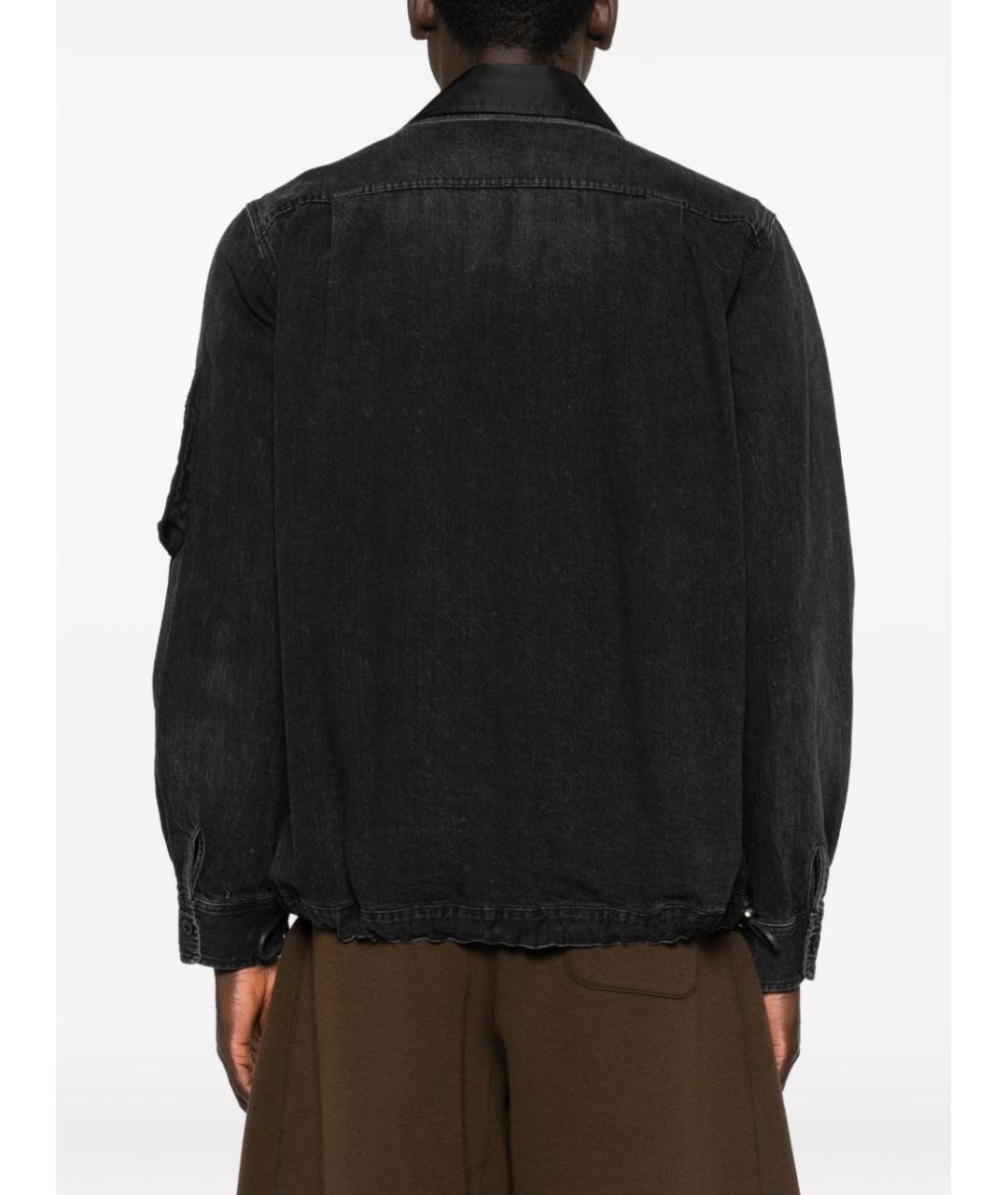 SACAI Черная хлопковая куртка, фото 2