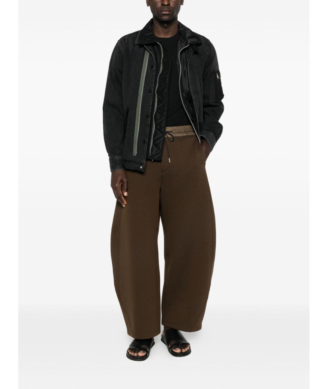 SACAI Черная хлопковая куртка, фото 4