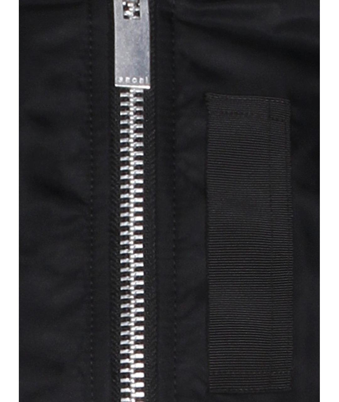 SACAI Черная полиамидовая куртка, фото 4