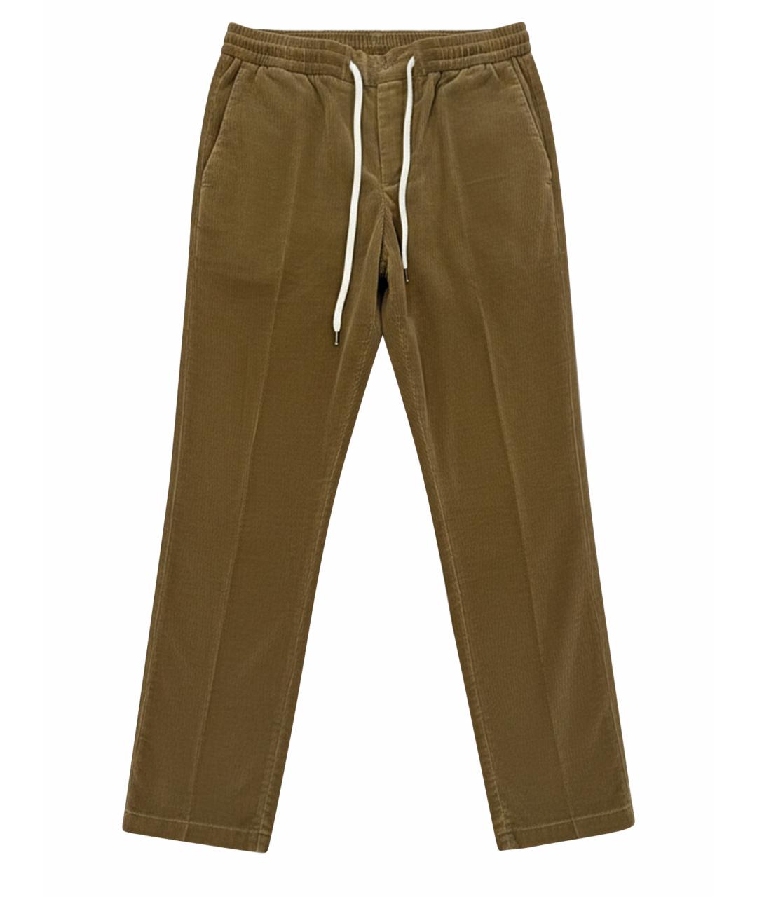 PT TORINO Хлопковые классические брюки, фото 1