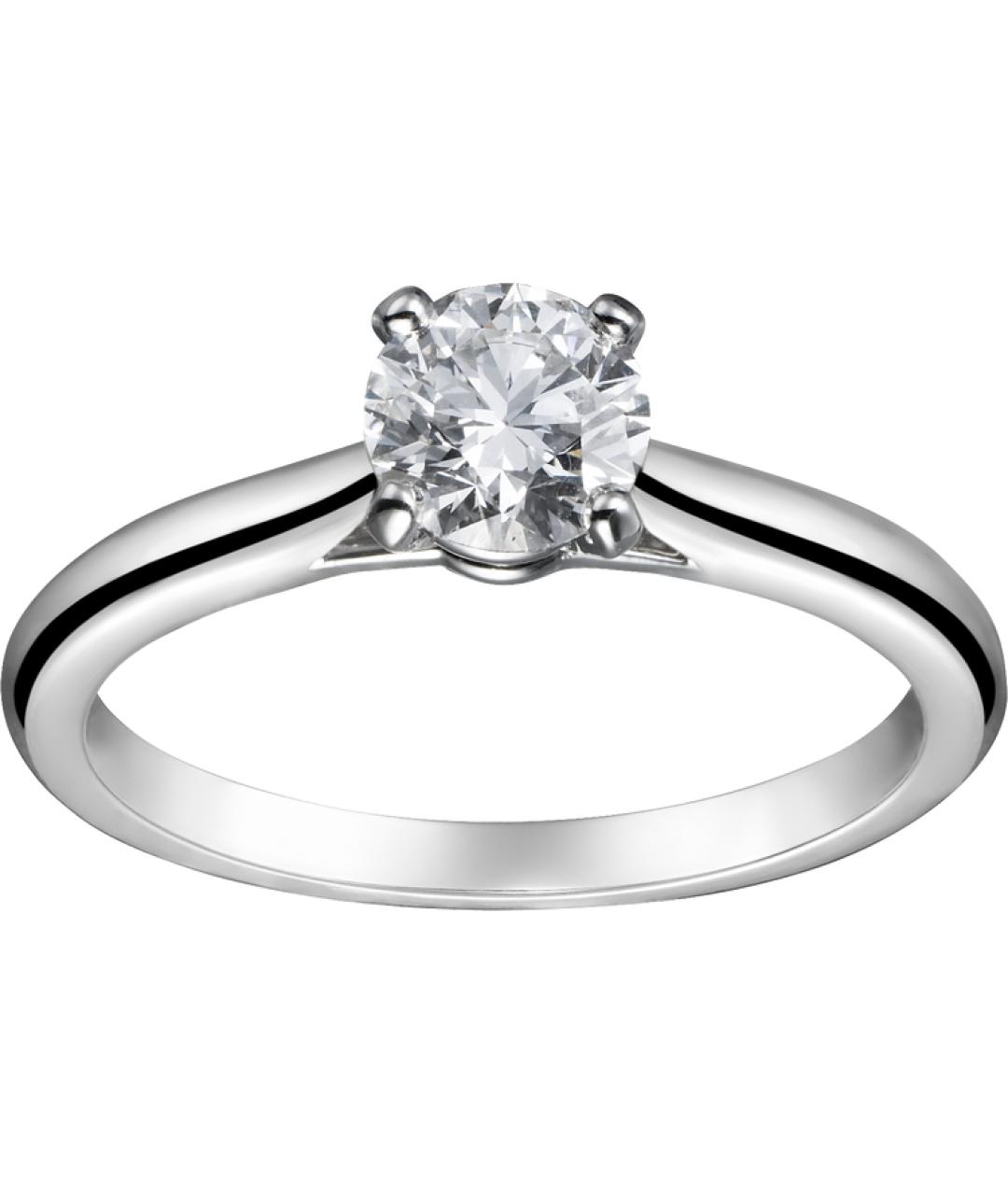 CARTIER Серебряное платиновое кольцо, фото 1