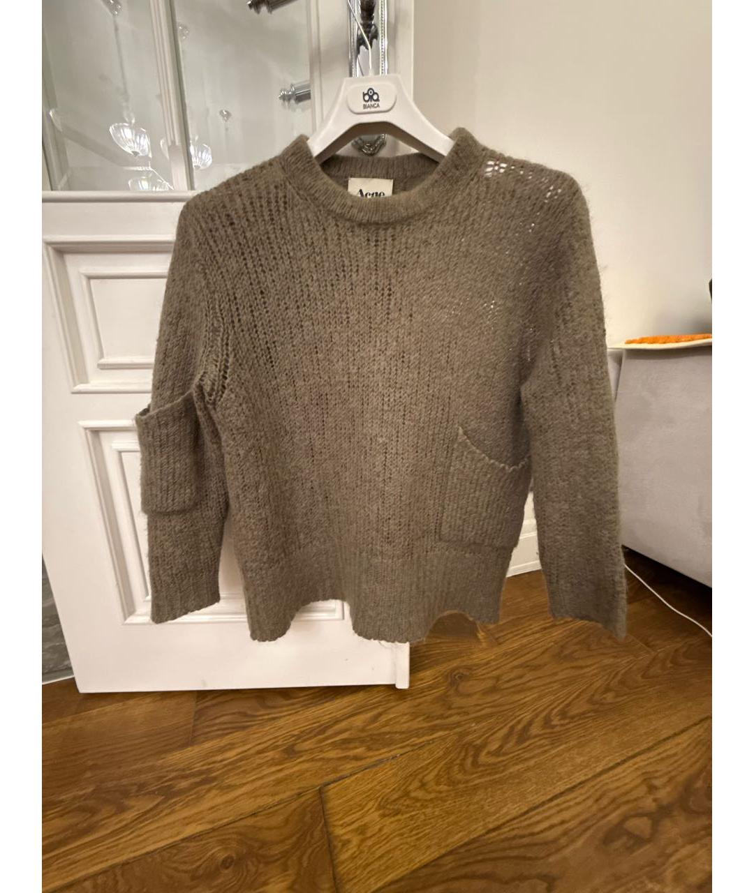 ACNE STUDIOS Антрацитовый джемпер / свитер, фото 6