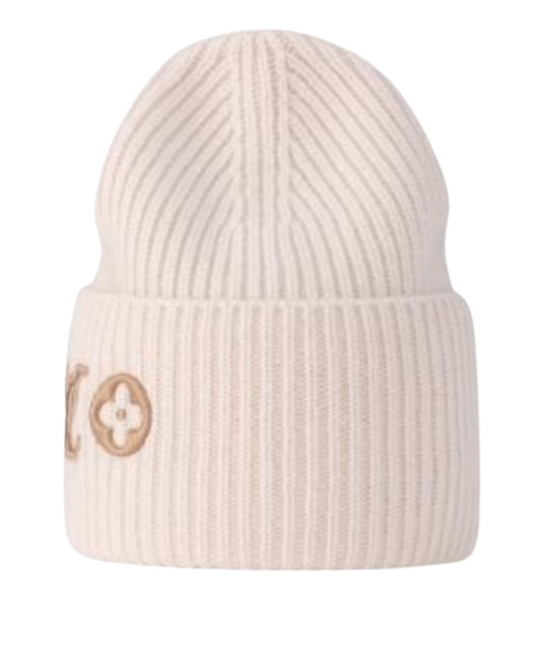 LOUIS VUITTON Розовая шерстяная шапка, фото 1