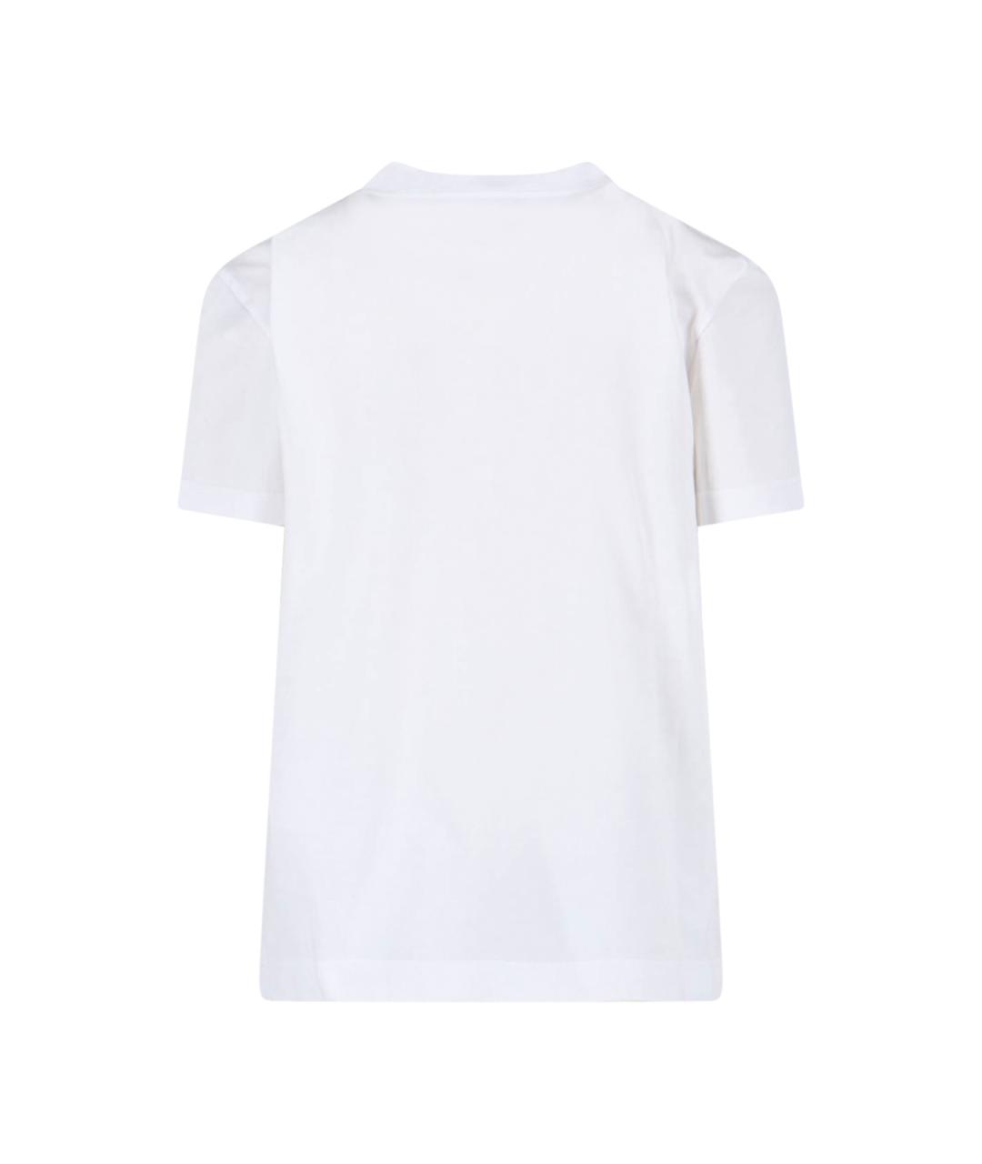 DOLCE&GABBANA Белая хлопковая футболка, фото 2