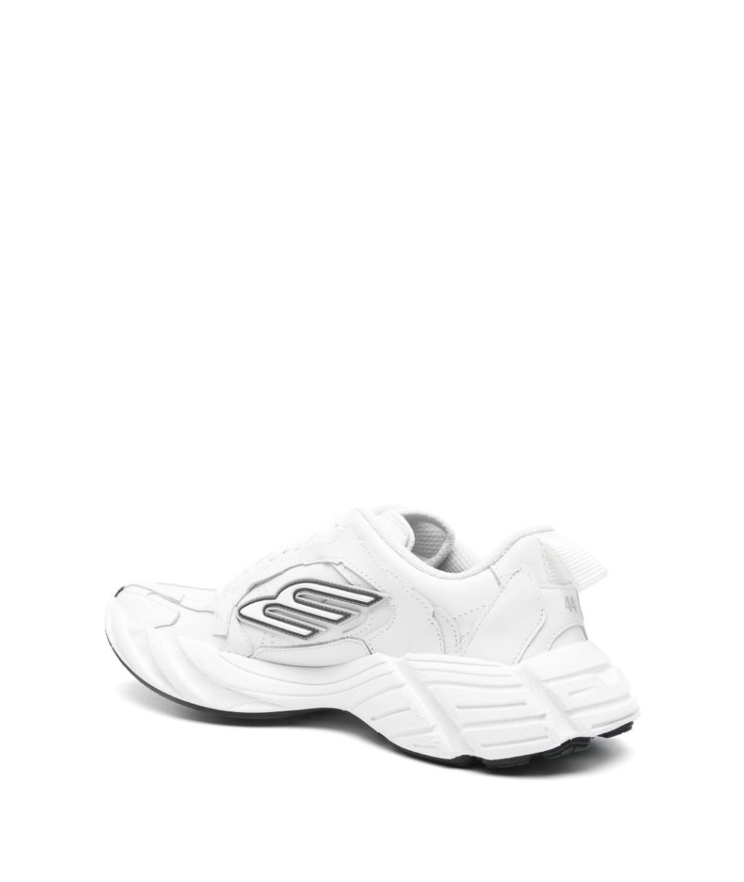 BALENCIAGA Белые синтетические низкие кроссовки / кеды, фото 4