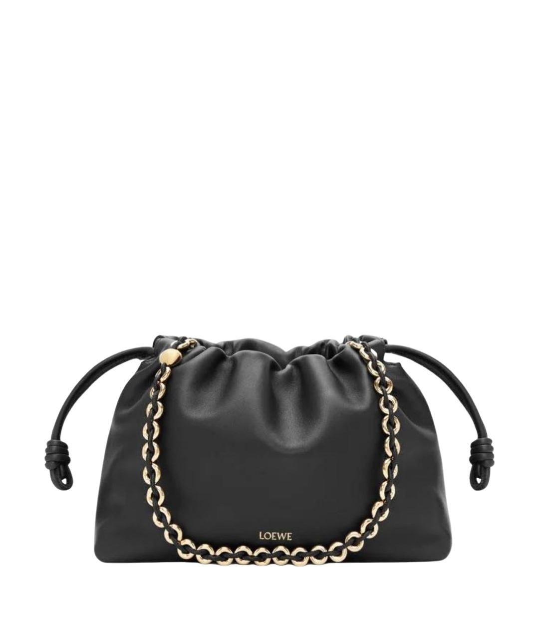 LOEWE Черная кожаная сумка через плечо, фото 1