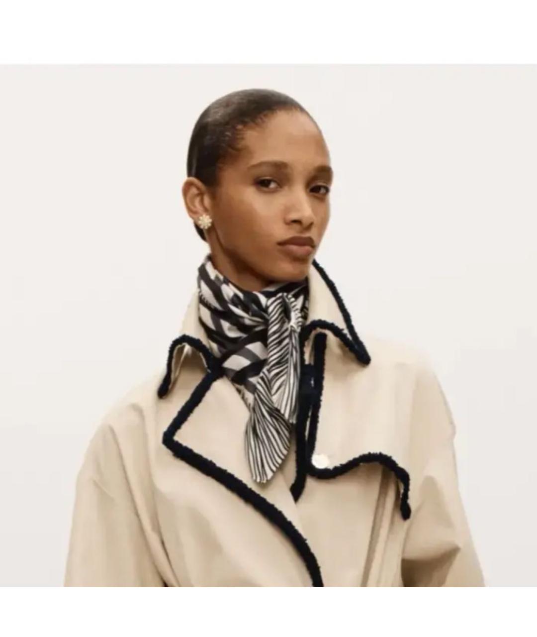 CHANEL Золотые металлические серьги, фото 3