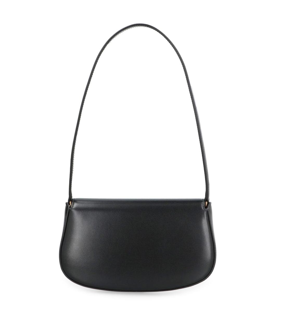 SAINT LAURENT Черная кожаная сумка через плечо, фото 7