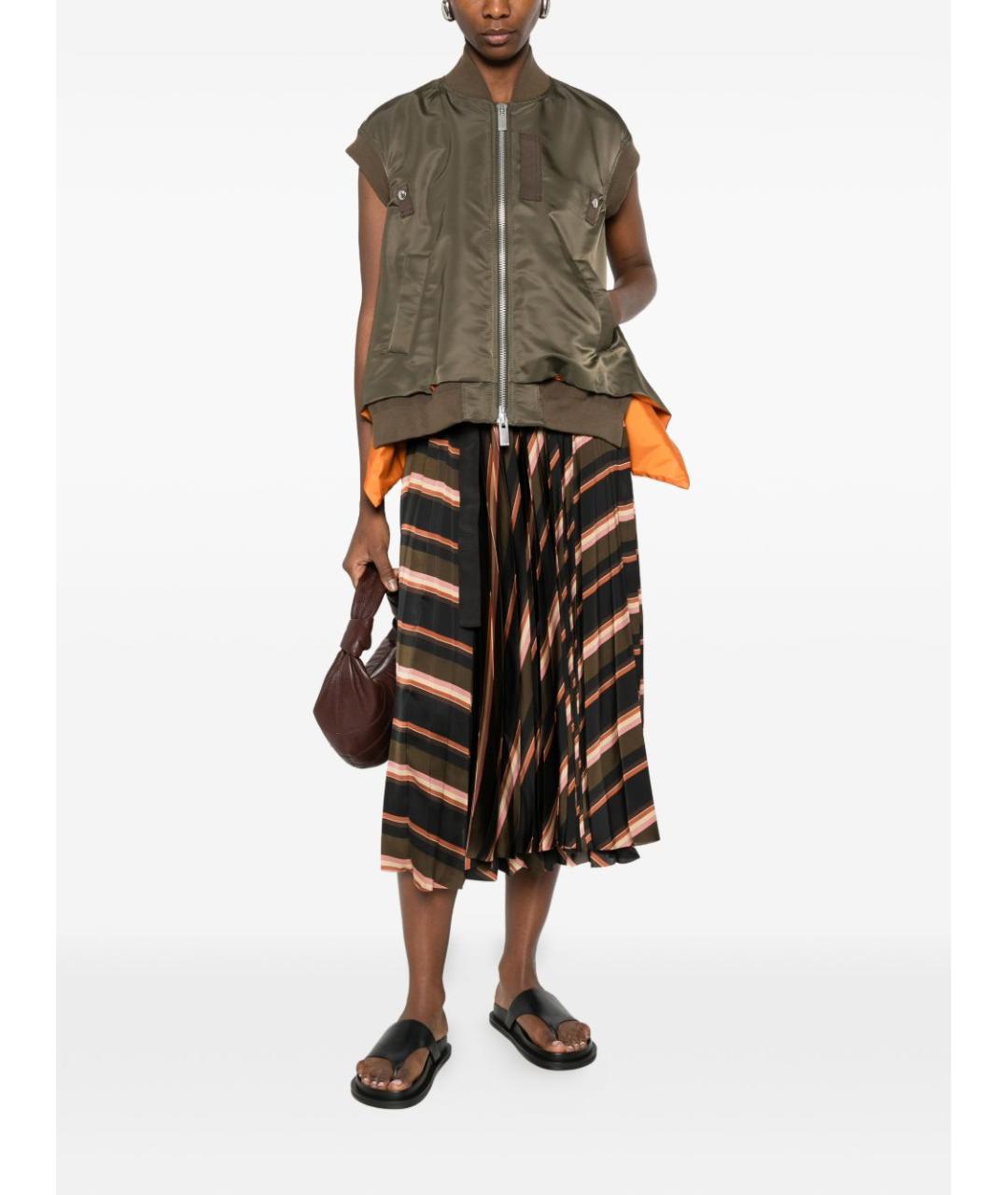 SACAI Хаки полиамидовая жилетка, фото 2