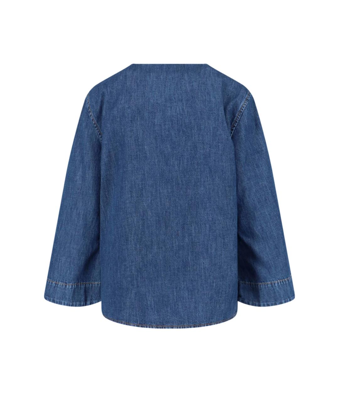 VALENTINO Синяя деним рубашка, фото 2