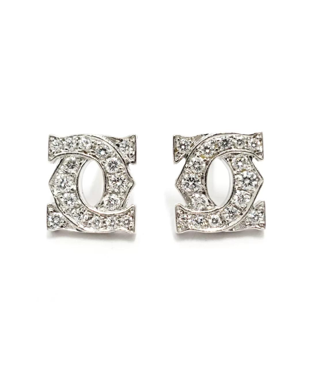 CARTIER Серебряные серьги из белого золота, фото 5