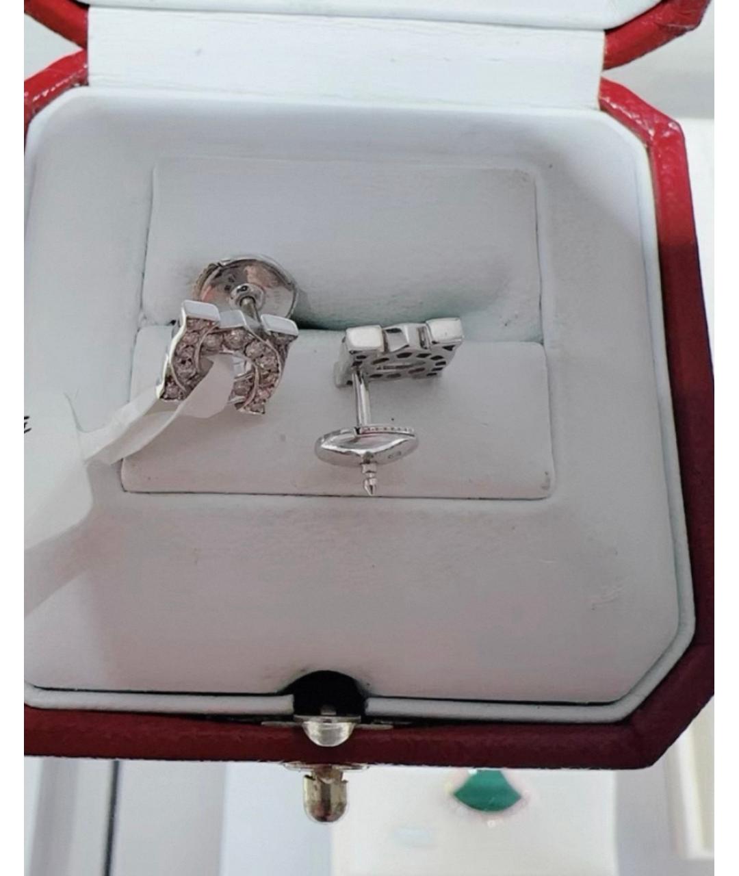 CARTIER Серебряные серьги из белого золота, фото 4