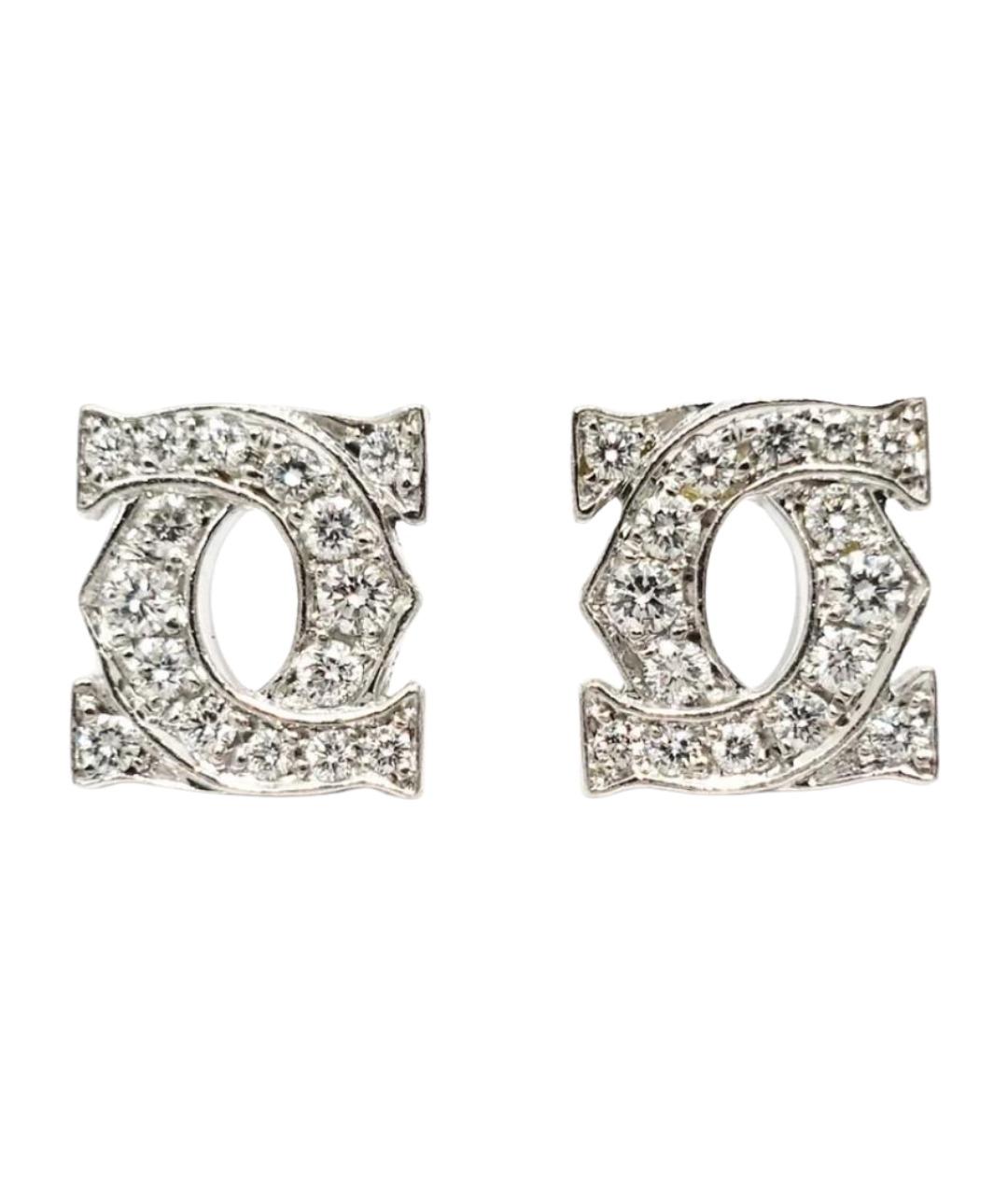 CARTIER Серебряные серьги из белого золота, фото 1
