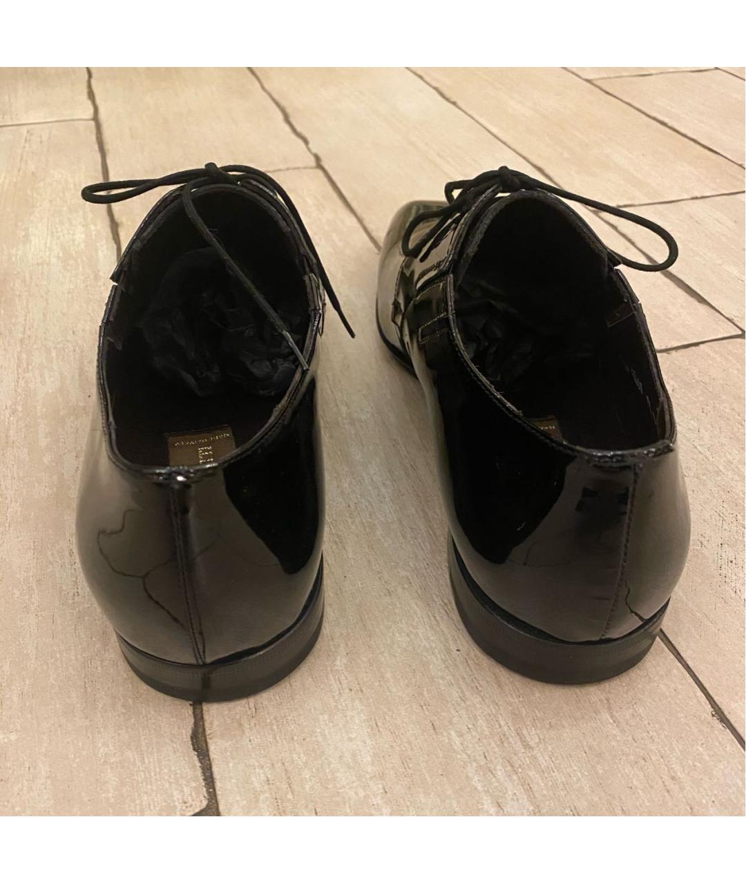 CESARE PACIOTTI Черные туфли из лакированной кожи, фото 7