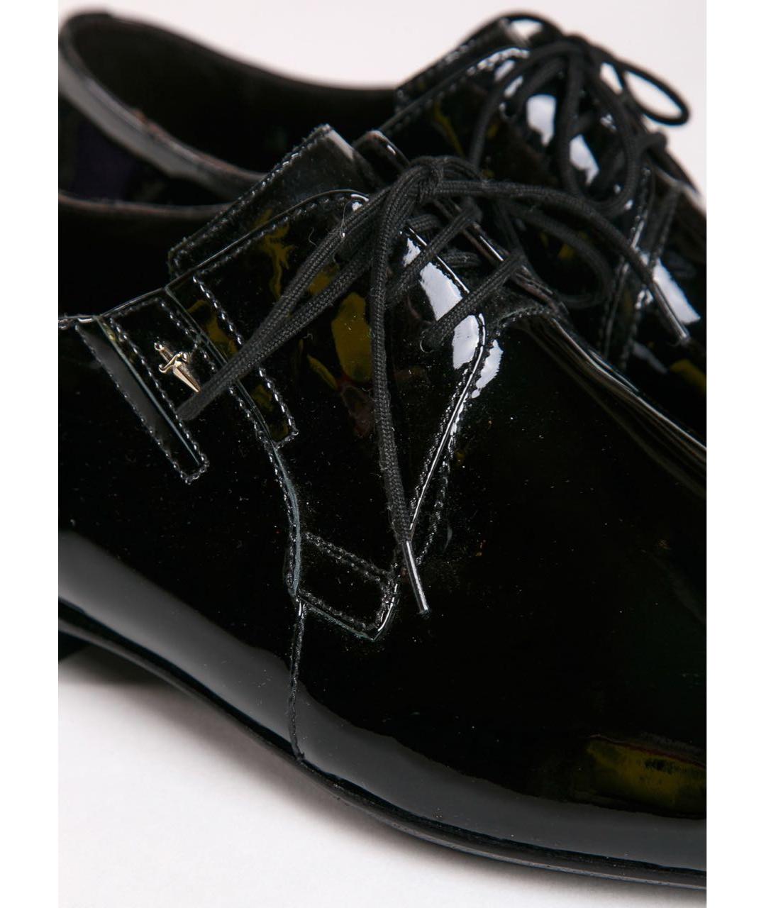 CESARE PACIOTTI Черные туфли из лакированной кожи, фото 3