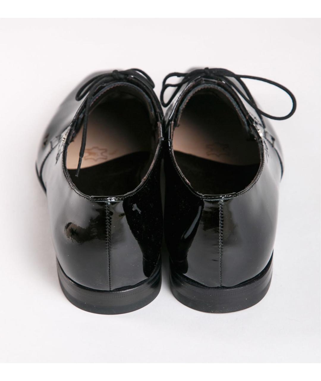 CESARE PACIOTTI Черные туфли из лакированной кожи, фото 4