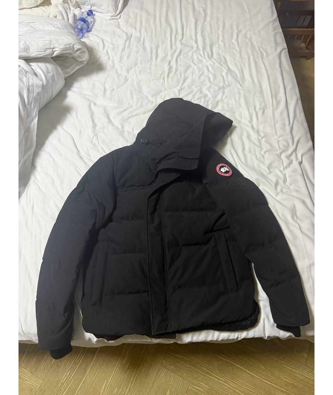 CANADA GOOSE Черный полиэстеровый пуховик, фото 5