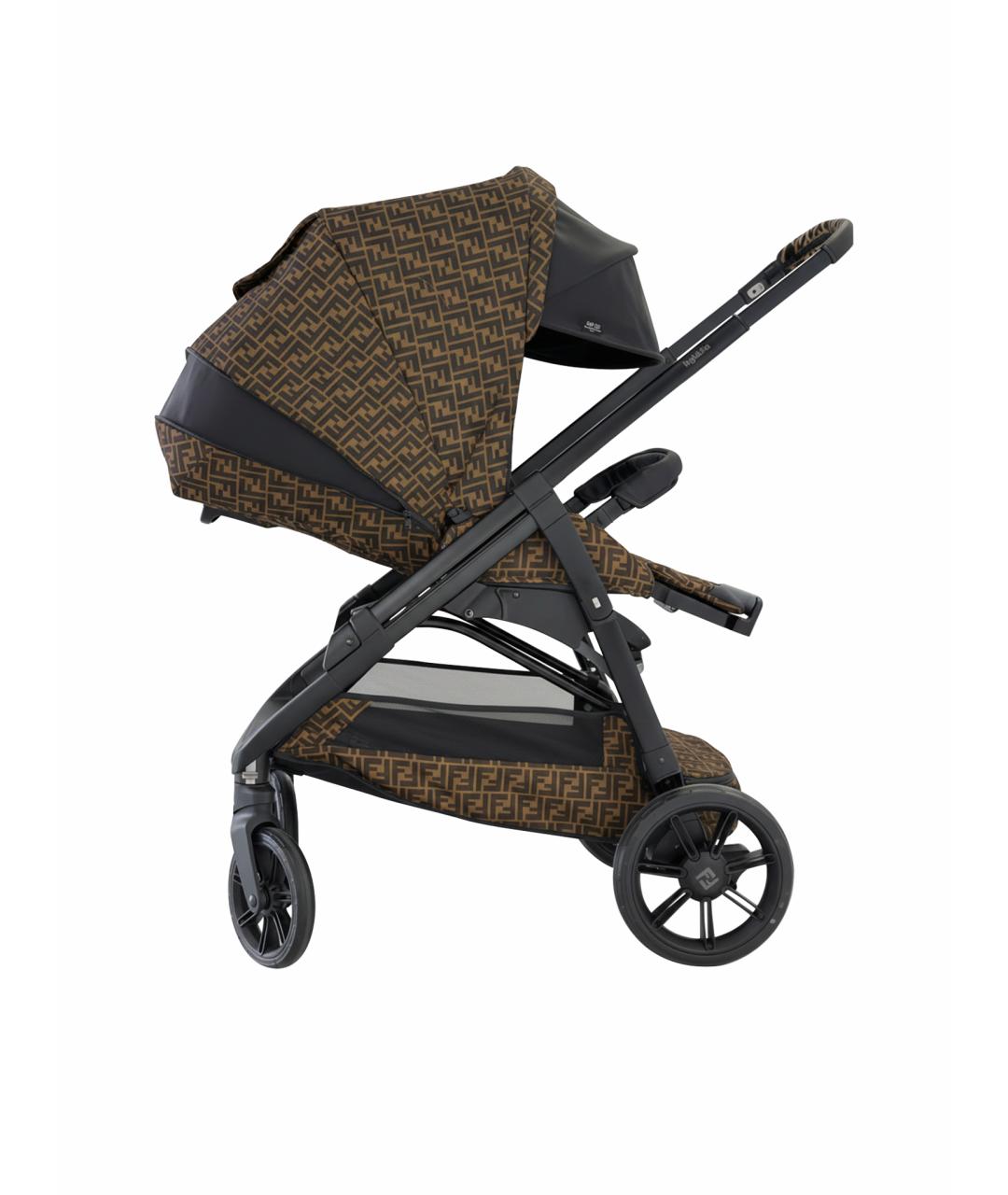 FENDI Коричневая тканевая коляски, фото 1