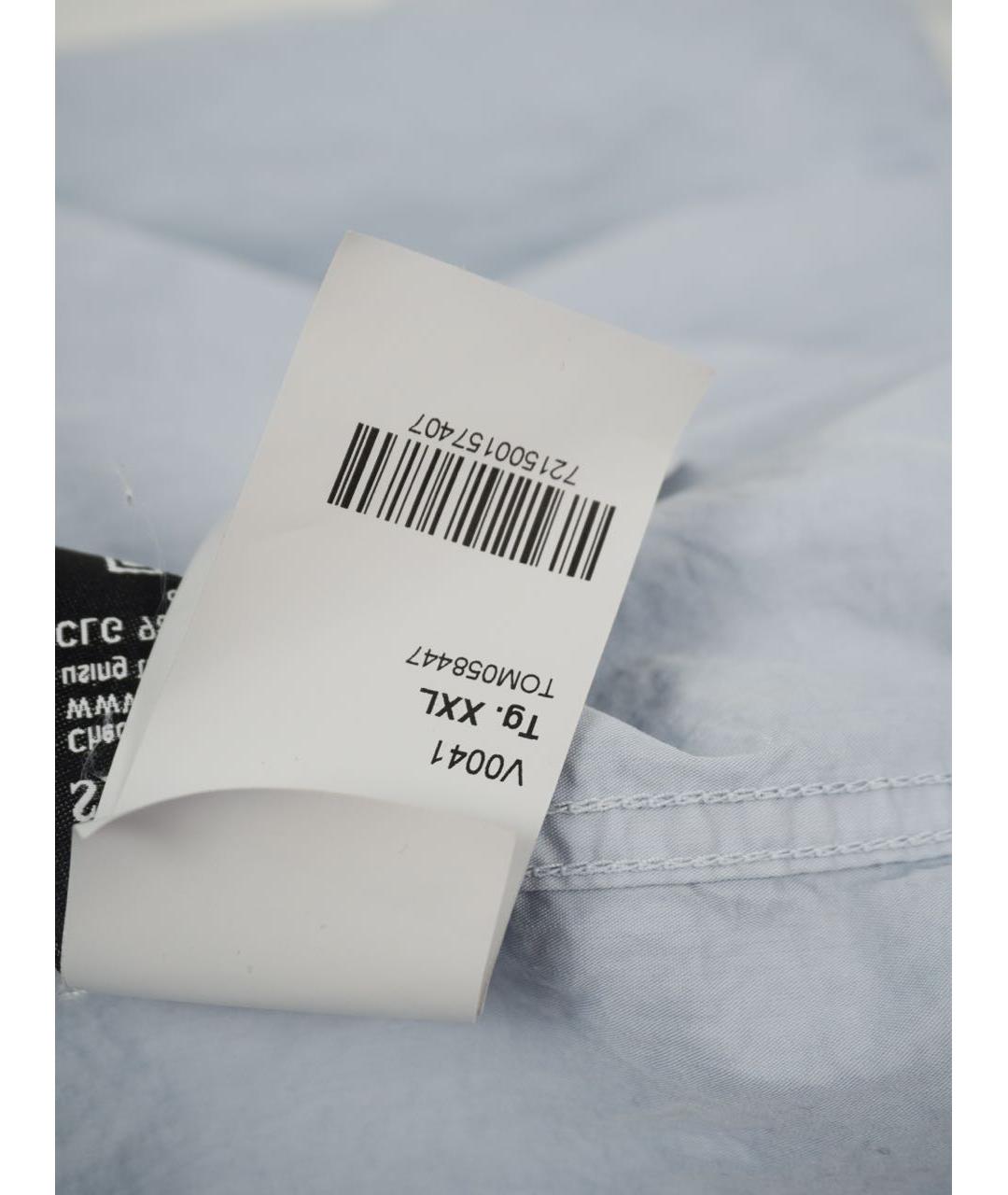 STONE ISLAND Голубая хлопковая куртка, фото 8