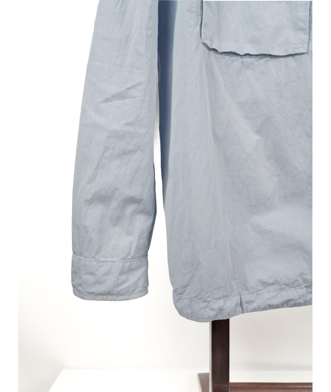 STONE ISLAND Голубая хлопковая куртка, фото 5