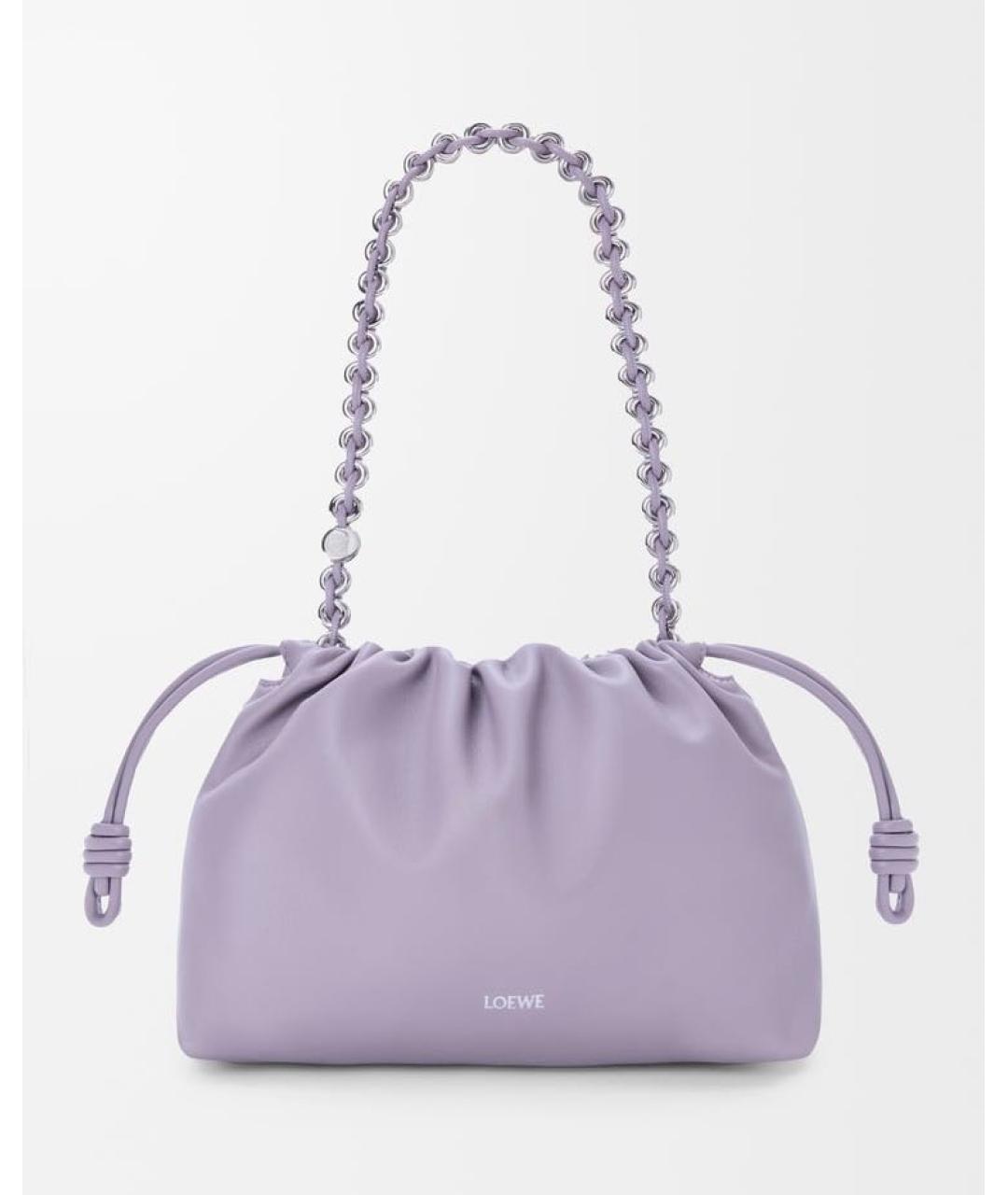 LOEWE Фиолетовая кожаная сумка через плечо, фото 4