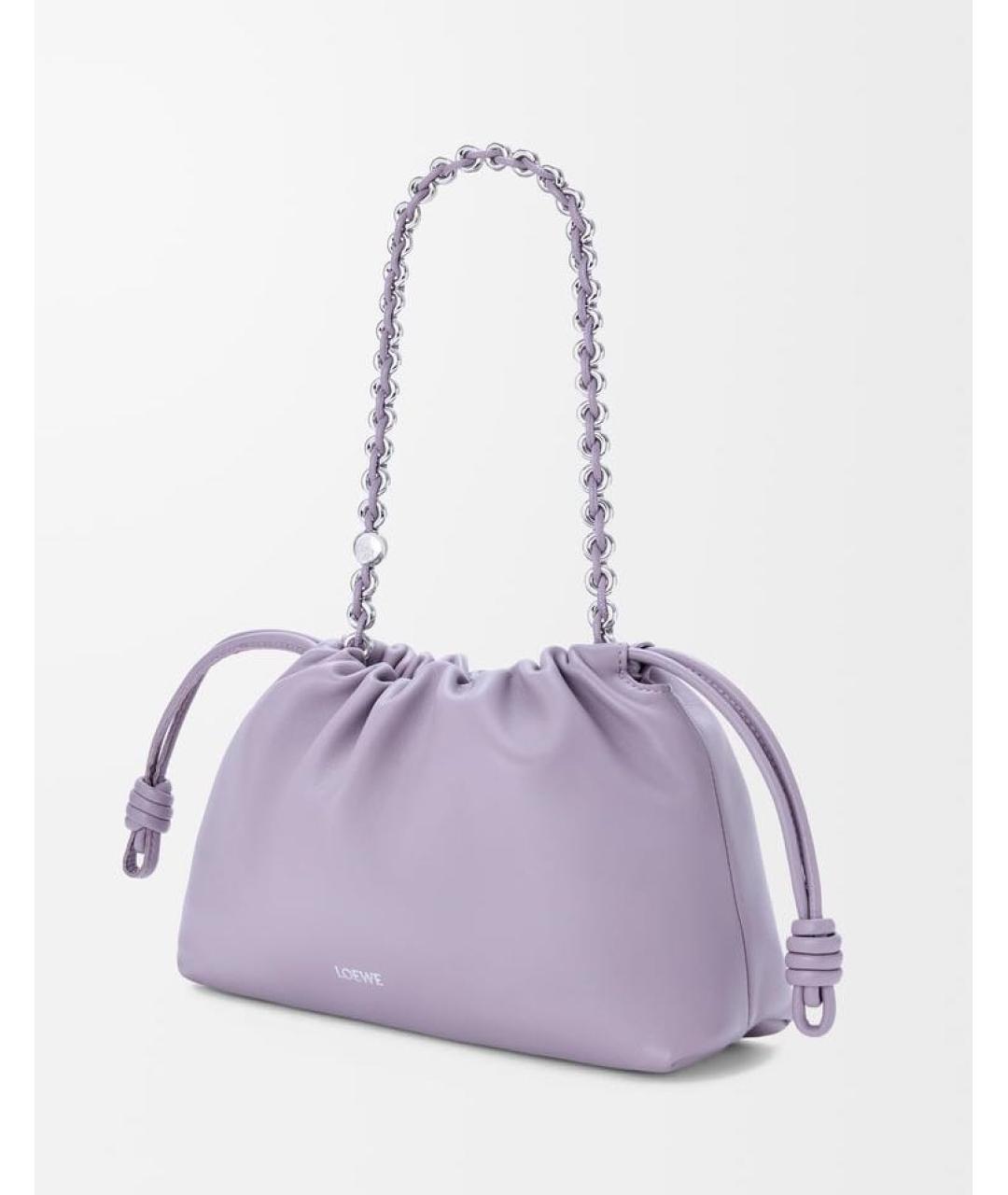 LOEWE Фиолетовая кожаная сумка через плечо, фото 5