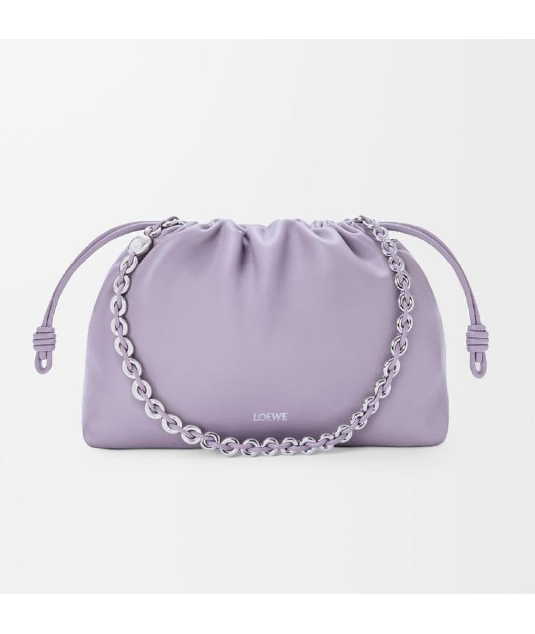 LOEWE Фиолетовая кожаная сумка через плечо, фото 6