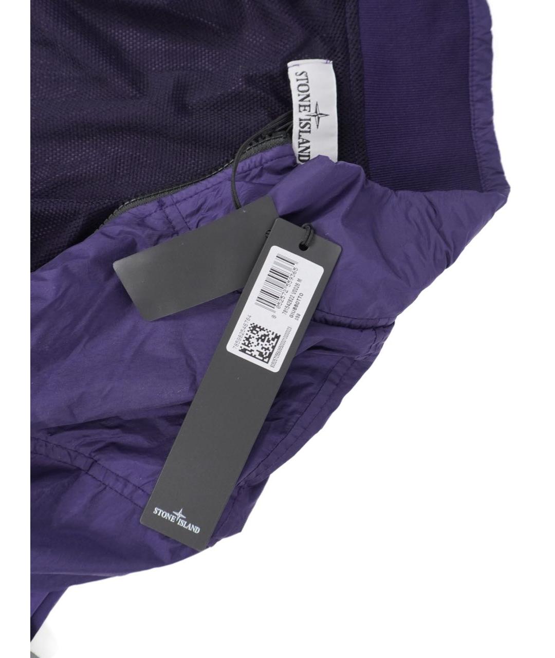STONE ISLAND Фиолетовая полиамидовая куртка, фото 6