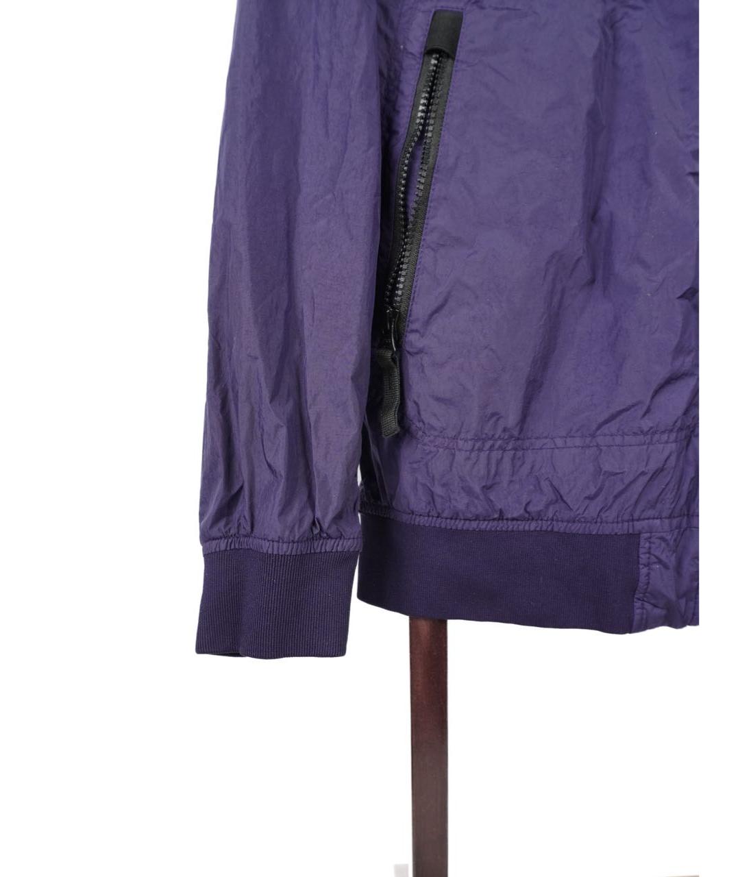STONE ISLAND Фиолетовая полиамидовая куртка, фото 5