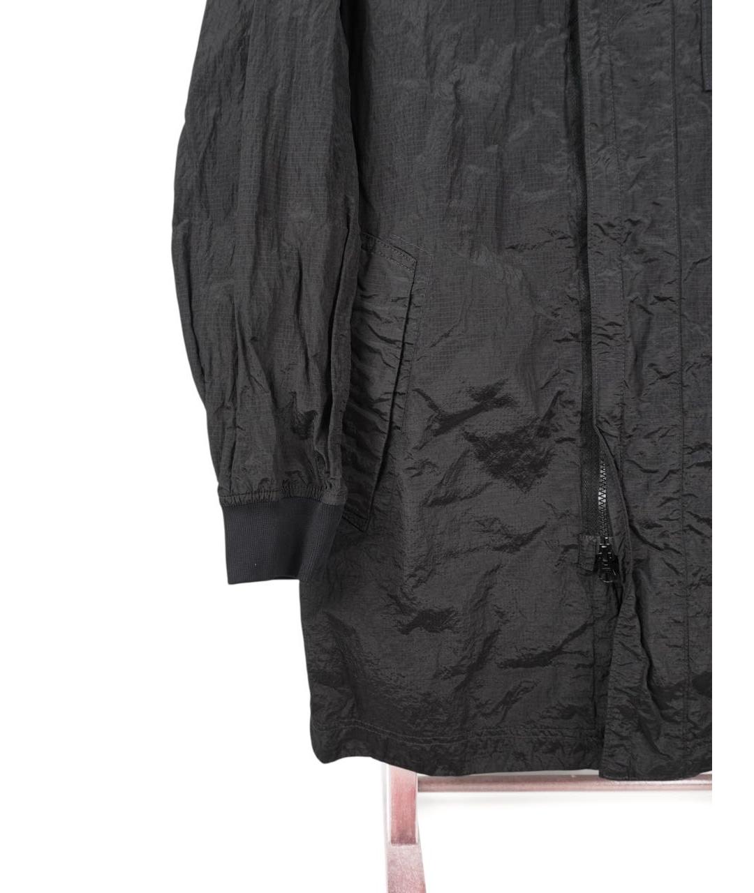 STONE ISLAND Черная полиамидовая куртка, фото 4