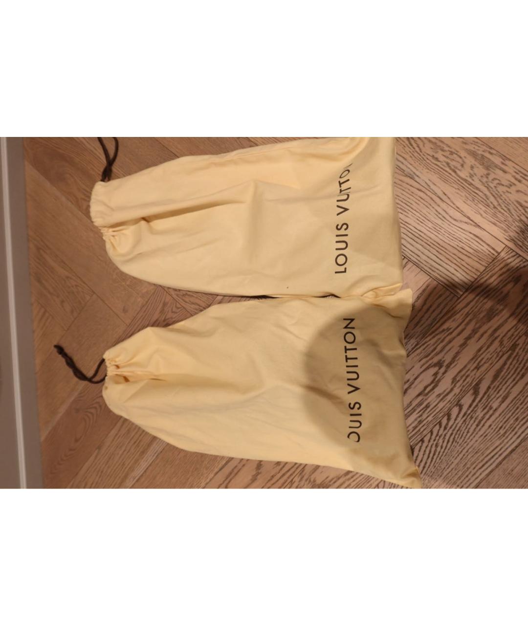 LOUIS VUITTON Черные кожаные сапоги, фото 5