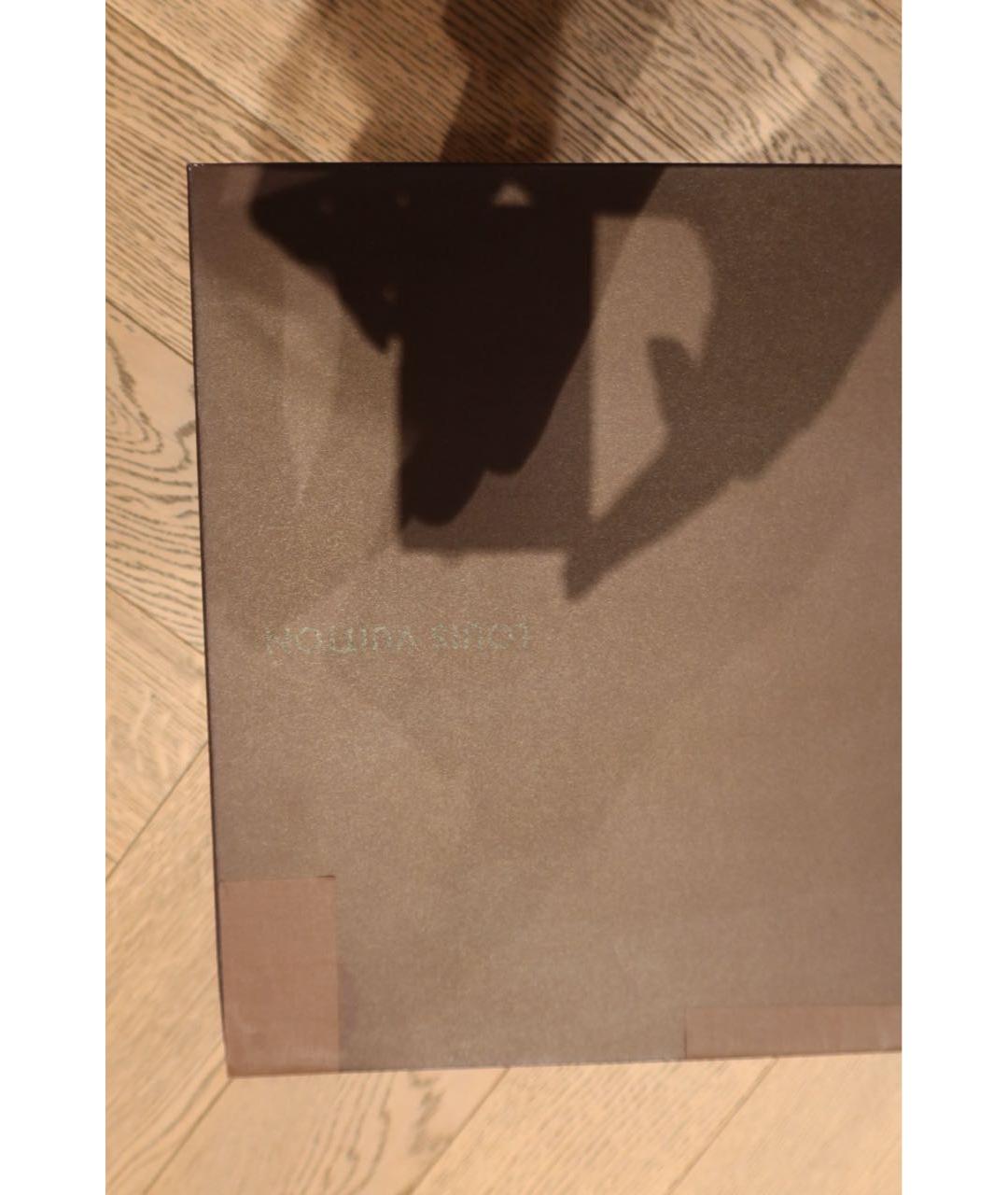 LOUIS VUITTON Черные кожаные сапоги, фото 6