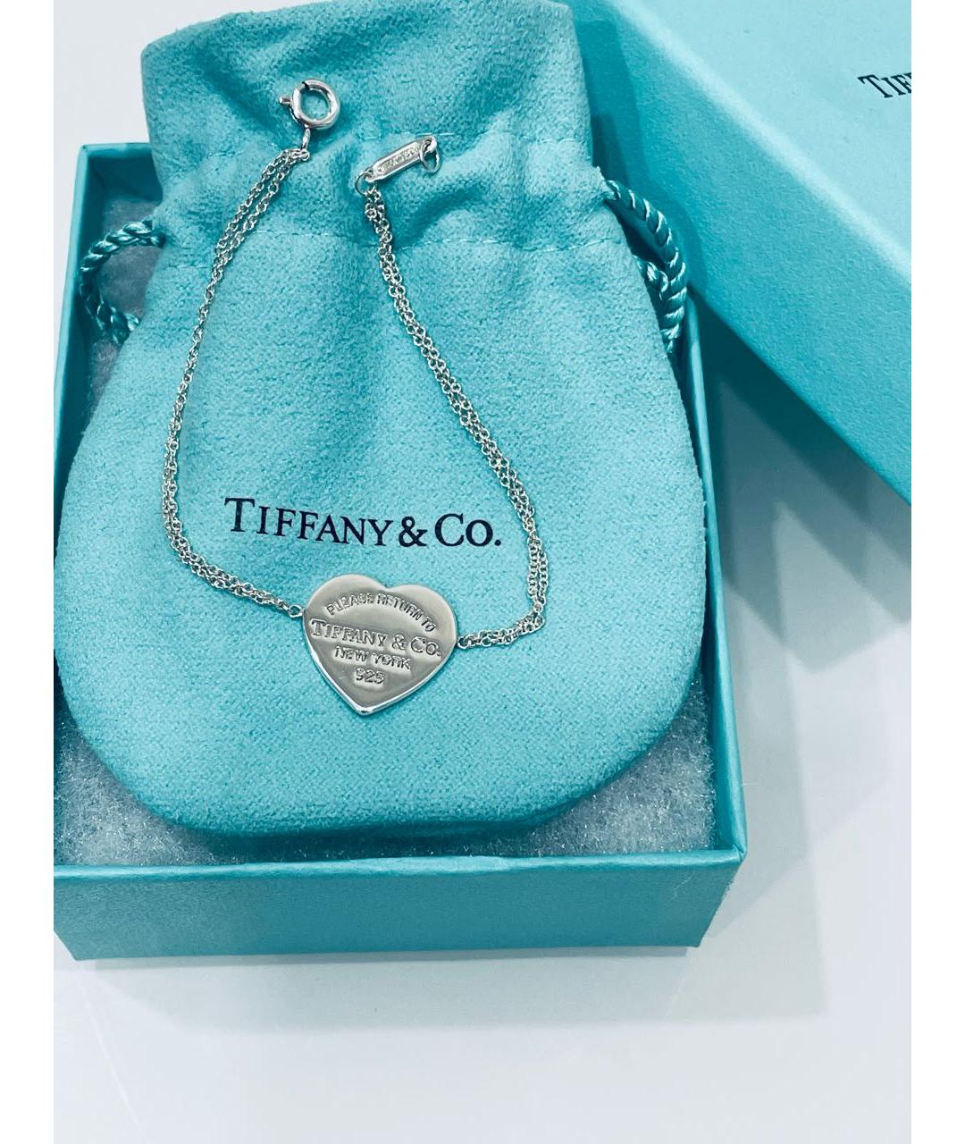 TIFFANY&CO Серебрянный серебряный браслет, фото 6
